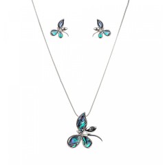 Комплект Бабочки перламутр