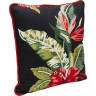 Подушка Flower, 45х45х15, Хлопок, Полиэстер, Мультиколор