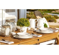 Тарелка овальная белая, 40 см, Astoria Costa Nova