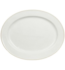 Тарелка овальная белая, 40 см, Astoria Costa Nova