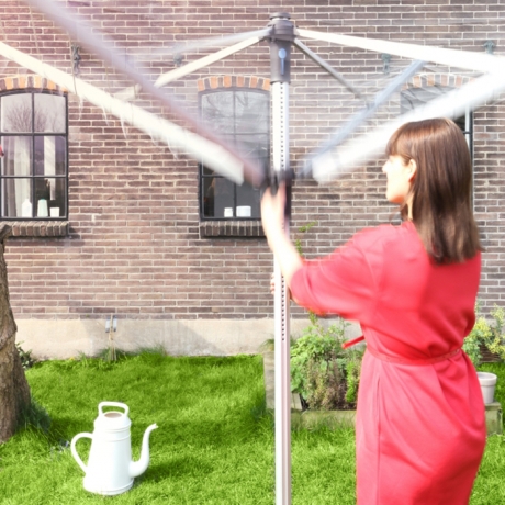 Уличная сушилка Lift-O-Matic Advance (60 м навески), с чехлом и мешком для прищепок Brabantia