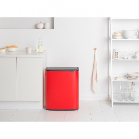 Мусорный бак Touch Bin Bo (60 л), Пламенно-красный Brabantia