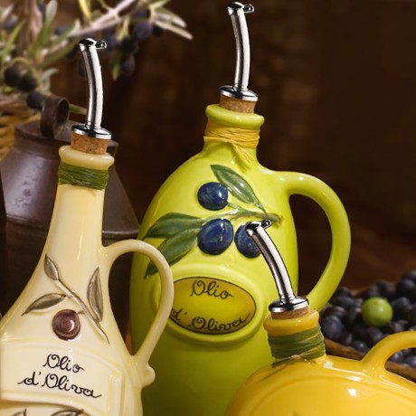 Бутылка для масла Verde Mela, салатовый, 750 мл. Nuova Cer