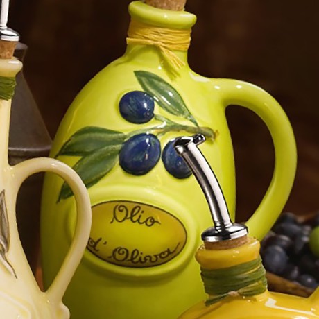 Бутылка для масла Verde Mela, салатовый, 750 мл. Nuova Cer