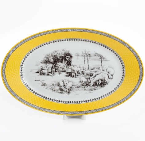 Блюдо овальное, 42 см. Village Zarin