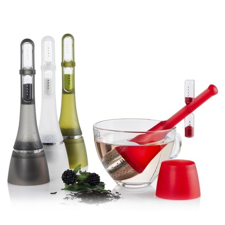 Ситечко для заваривания чая c часами AdHoc, белый