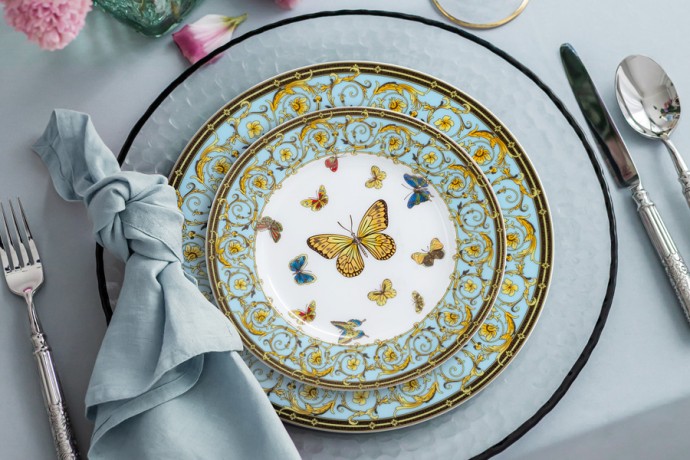 Чайнай сервиз Бабочки, 6 персон, 23 предмета Midori