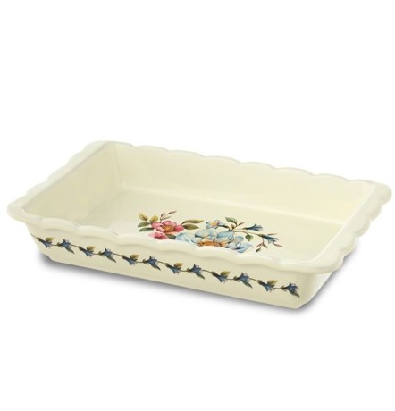 Форма для запекания прямоугольная Petali di Primavera, 37х21 см. Nuova Cer