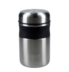 Термос для еды Built, 0.49 л, цвет серый металлик, Kitchen Craft