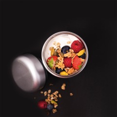 Термос для еды Built, 0.49 л, цвет серый металлик, Kitchen Craft