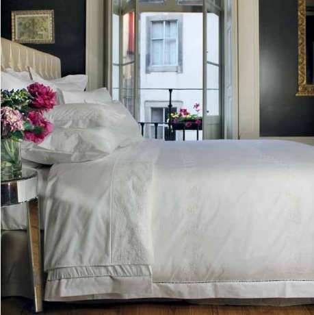 Комплект постельного белья "CLASSIC" BOVI перкаль, белый, 1,5 сп.