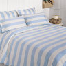 Комплект постельного белья "WEEKEND" BOVI сатин, голубой/экрю