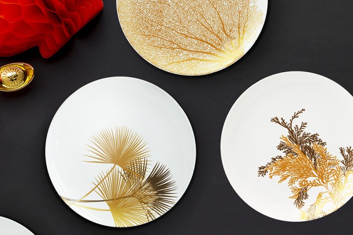 Набор тарелок Singapore, белый, 21x21 см. 4 шт. WD Lifestyle