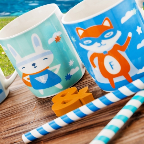 Набор детских кружек, 330 мл. 3 см. Go Hero Quid