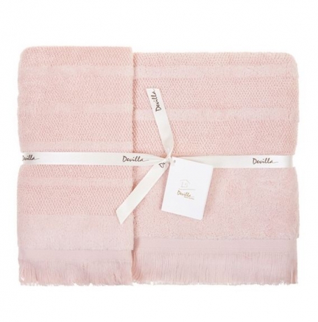 Полотенце "MOUSSE", 70x140см. персиковый, Devilla