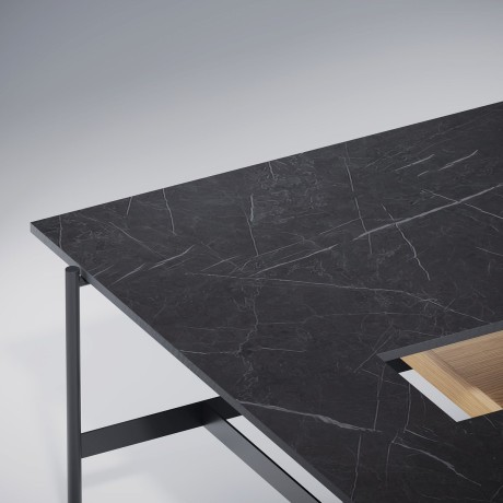 Журнальный столик Karat S, 95х95х34,2 см. светлый камень, Zahodi