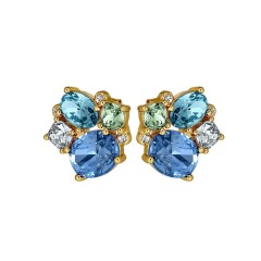 Серьги EMMA SG AQUA