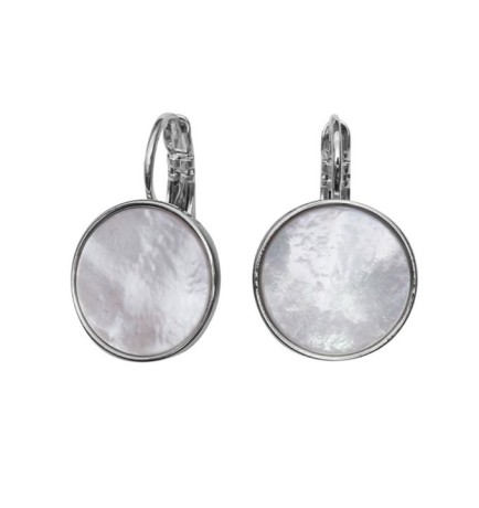 Серьги MOP A2010NM-E01.2 BW/S Fiore Luna