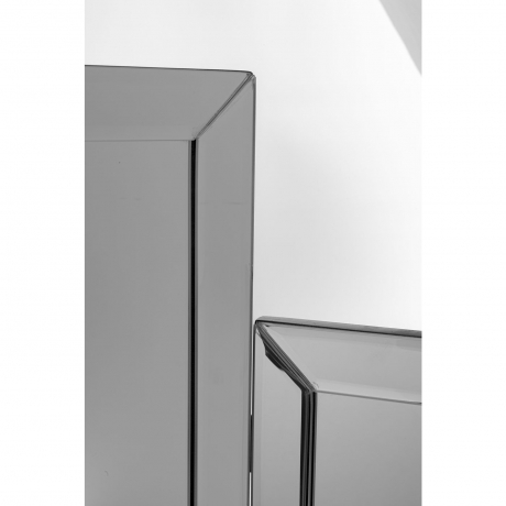 Зеркало Luxury, коллекция "Роскошь" 75*60*2, Зеркальное стекло, МДФ, Бесцветный