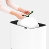 Мусорный бак Touch Bin Bo (36 л), Белый Brabantia