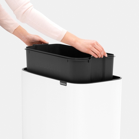 Мусорный бак Touch Bin Bo (36 л), Белый Brabantia