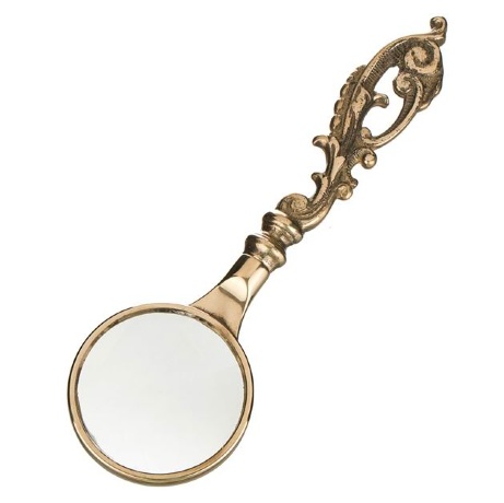 Лупа латунная Stilars, длина 25 см.