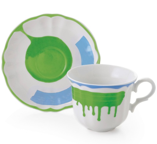 Набор из 6-ти чашек с блюдцами Giotto Fade, 400 мл.