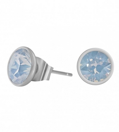 Пусеты White Opal SWE298 WO S Fiore Luna