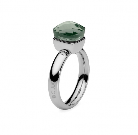 Кольцо Firenze Light Grey 16 мм 610733 BW/S Qudo