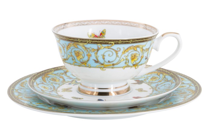 Чайный сервиз Бабочки, 12 персон, 42 предмета Midori