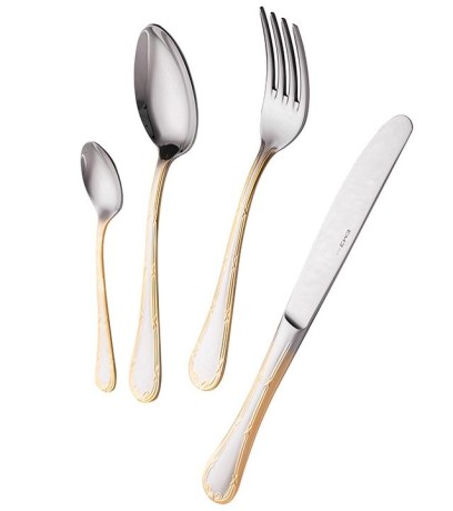 Набор столовых приборов LUIGI XVI GOLD DECOR, 24 шт. EME