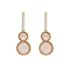 Серьги quartz rose A9663.9 R/G Possebon