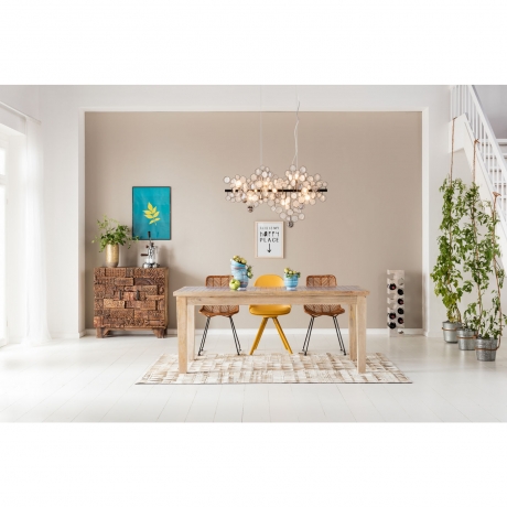 Картина в рамке My Happy Place, 38х50х2 см. Бумага, Стекло, Павловния, Сталь, Белый, Черный