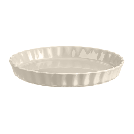 Форма Низкий Киш, 29 см. цвет крем, Emile Henry