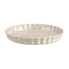 Форма Низкий Киш, 29 см. цвет крем, Emile Henry