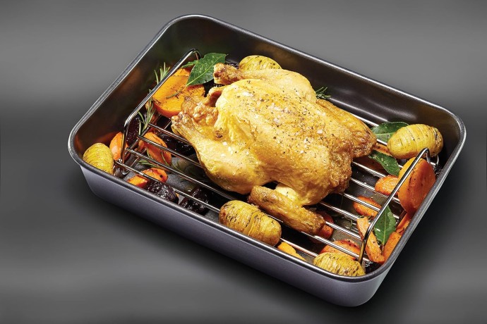 Решетка для запекания MasterClass, 32х23 см. нерж/сталь Kitchen Craft