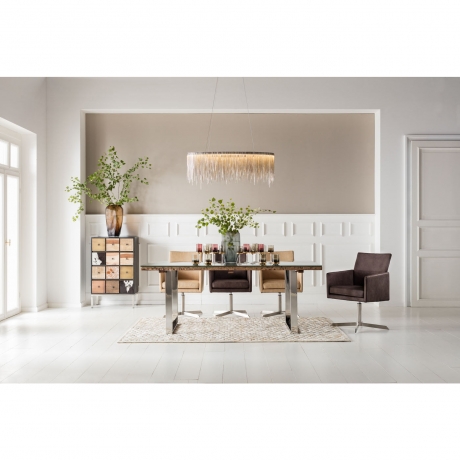 Ковер Comps, коллекция "Композиции" 240*1*170, Коровья шкура, Бежевый