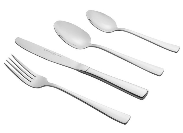 Набор столовых приборов Arden, серебристый, 4 персоны, 16 предметов, Maxwell & Williams