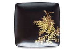 Набор тарелок Singapore, чёрный, 21x21 см. 4 шт. WD Lifestyle