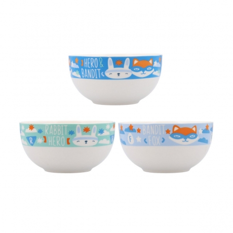 Набор детских мисок, 500 мл. 3 см. Go Hero Quid
