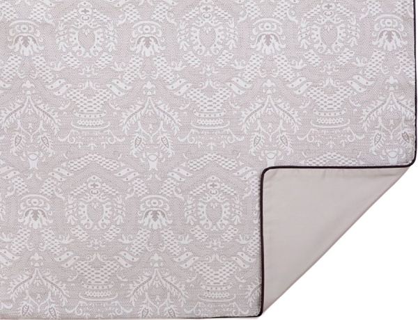 Комплект постельного белья "MEDALION", сатин-жаккард, 150х210+220x240+50х70см. серо-бежевый, Bovi