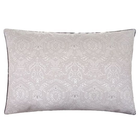 Комплект постельного белья "MEDALION", сатин-жаккард, 150х210+220x240+50х70см. серо-бежевый, Bovi