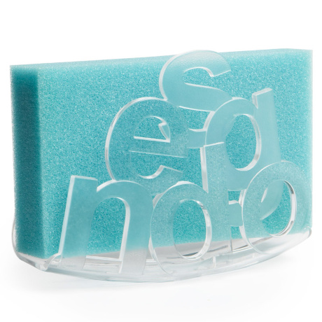 Держатель для губки Lettera, прозрачный, Umbra