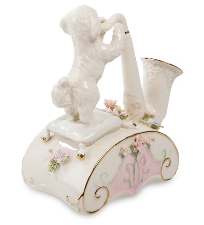 CMS-15/34 Муз. фигурка "Щенок и Саксофон" (Pavone)