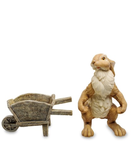 GG-4729-MG Фигура-кашпо "Садовник Зайченок" (Sealmark)