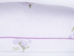 Подушка средняя с бамбуковым волокном "Радужный ирис", 68х68, из хлопка с фирменным дизайном, Natures