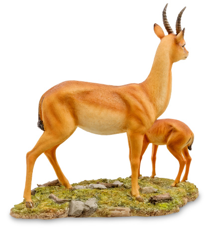 WS-774 Статуэтка "Газель с детенышем"