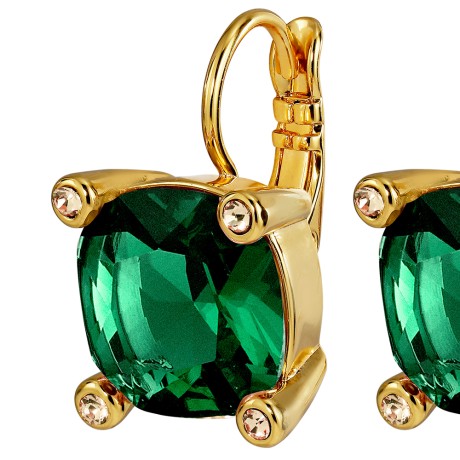 Серьги TANA SG EMERALD GREEN