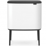 Мусорный бак Touch Bin Bo (3 х 11 л), Белый Brabantia