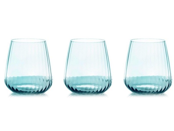 Набор стаканов для виски Opium, голубой, 0,45 л. 6 шт. Le Stelle